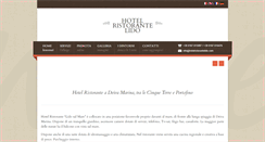Desktop Screenshot of hotelristorantelido.com